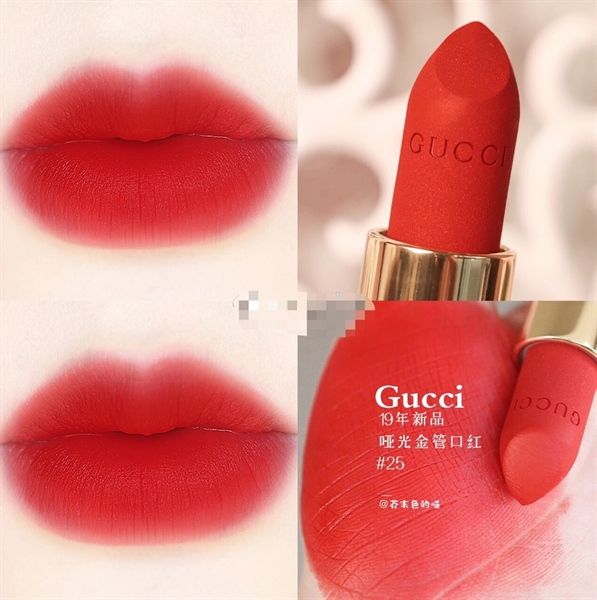 Son Thỏi Gucci Rouge À Lèvres Mat Lip Colour #25