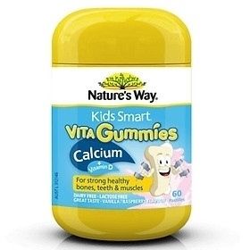 Kẹo Dẻo Nature's Way Vita Gummies Sổ Sung Calcium + Vitamin D Cho Bé 60 Viên