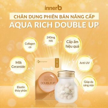 INNERB_Viên Uống Cấp Nước Aqua Rich DoubleUp 56 Viên