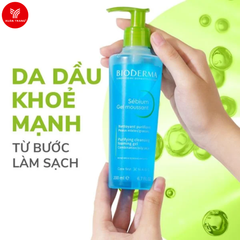 BIODERMA_Gel Rửa Mặt Dành Cho Da Dầu & Hỗn Hợp 200ml