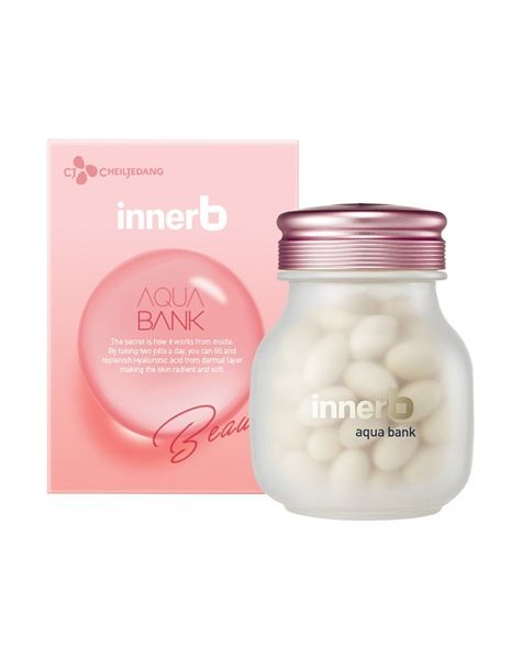 Viên Uống Cấp Nước InnerB Aqua Bank 56 Viên Hộp Hồng