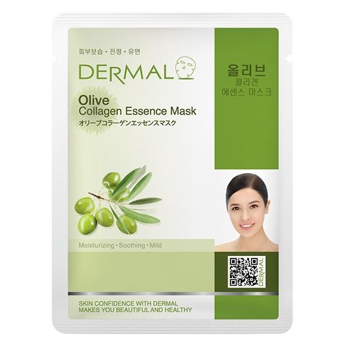 Dermal_Mặt Nạ Chiết Xuất Olive Collagen Dưỡng Ẩm Da 23g