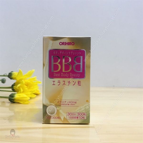 Orihiro _Viên Uống Nở Ngực BBB Best Body Beauty 300 viên