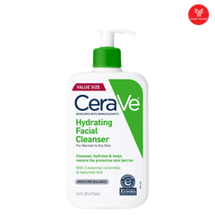 Cerave_Sữa Rửa Mặt Cho Da Khô Hydrating Facial Cleanser 473ml