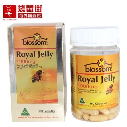 Viên Uống Bổ Dưỡng Sữa Ong Chúa Blossom Health Royal Jelly 1000mg 100 Viên