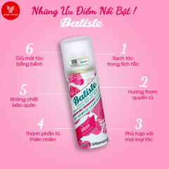 Batiste_Dầu Gội Khô Các Mùi 50ml