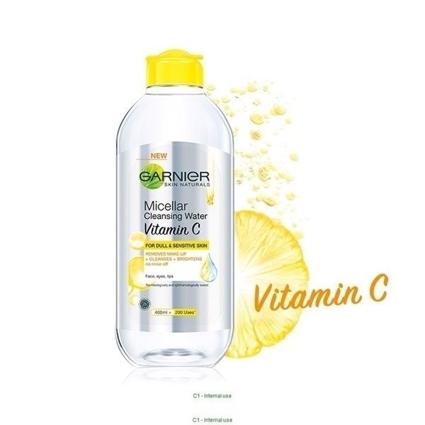 GARNIER_Nước Tẩy Trang Vitamin C Làm Sạch Sâu, Sáng Da Mới 400ml