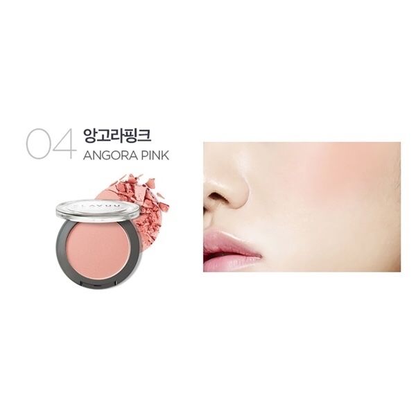 KLAVUU_Phấn Má Urban Pearlsation Natural Powder Blusher #04 Angora Pink