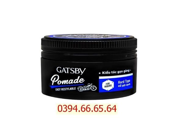 Wax Tạo Kiểu Tóc Gatsby Easy Restylable Kiểu Tóc Gọn Gàng 65g