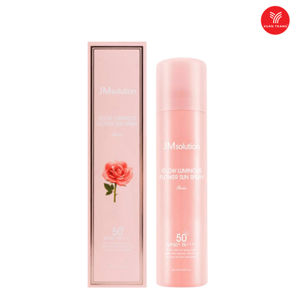 JM Solution_Xịt Chống Nắng Glow Luminous Rose 180ml