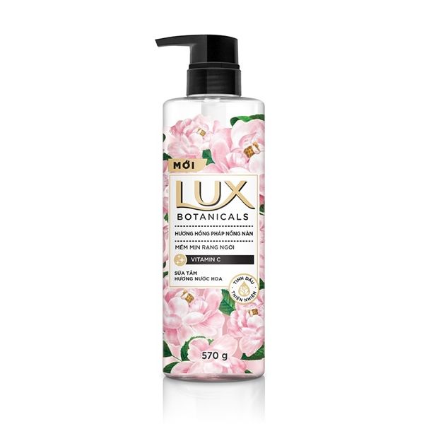 U_LUX_Sữa Tắm Botanicals Hương Hồng Pháp 570g