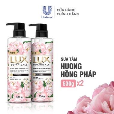 U_Lux_Sữa Tắm Botanicals Hoa Hồng Pháp Nồng Nàn 540g