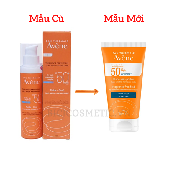 Avene_Kem Chống Nắng Fluide SPF 50+ 50ml