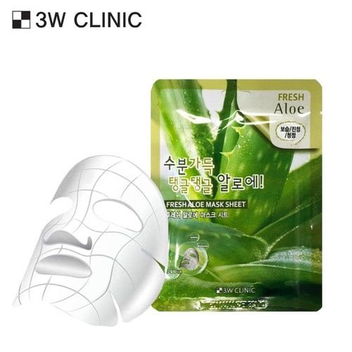 3W Clinic_Mặt Nạ Dưỡng Da Lô Hội