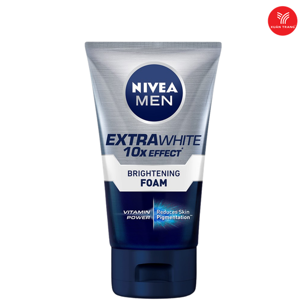 Sữa Rửa Mặt Nivea Men Extra White Sáng Da Mờ Thâm 150g