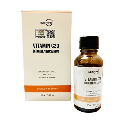 Mediphar_Serum Hỗ Trợ Sáng Da, Giảm Thâm Vitamin C20 Brightening