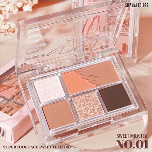 Sivanna Colors_Bảng Màu Mắt Má Hồng & Tạo Khối 5 Ô Super Idol HF168 01