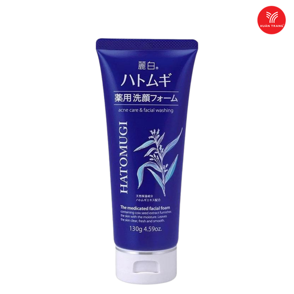 Sữa Rửa Mặt Ngừa Mụn Hatomugi Acne Care & Facial Washing 130g