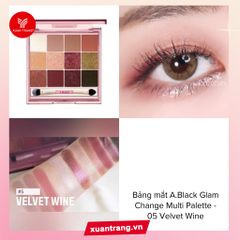 ABlack_Bảng Phấn Mắt Glam Change Multi Palette 05 Velvet Wine