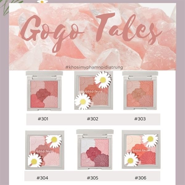 Gogo Tales_Phấn Má Hồng Heartbeat Pink Blush Màu 301