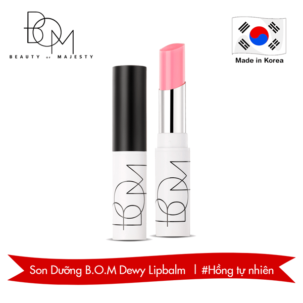 BOM_Son Dưỡng Màu Dewy Lip Balm #03 Pure Pink 4,5G
