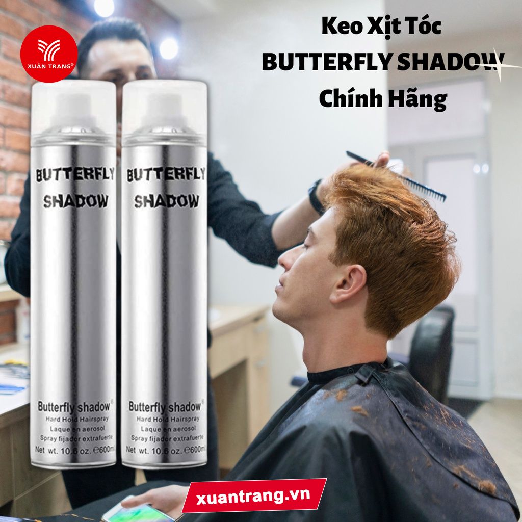 Butterfly Shadow_Keo Xịt Tóc VIP (keo bạc) 600ml