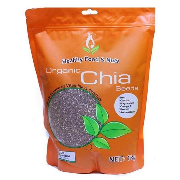 Hạt Chia Hữu Cơ Healthy Food & Nuts 1kg