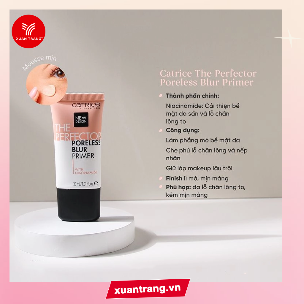 CATRICE_Kem Lót The Perfector Poreless Blur Primer 30ml