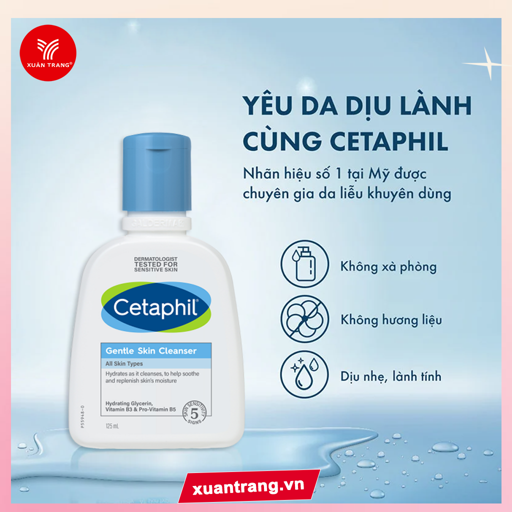 Cetaphil_Sữa Rửa Mặt Dịu Nhẹ Gentle Skin Cleanser 125ml