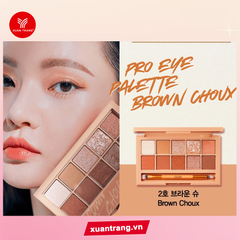 CLIO_Bảng Phấn Mắt Pro Eye Palette No.2 Brown Choux