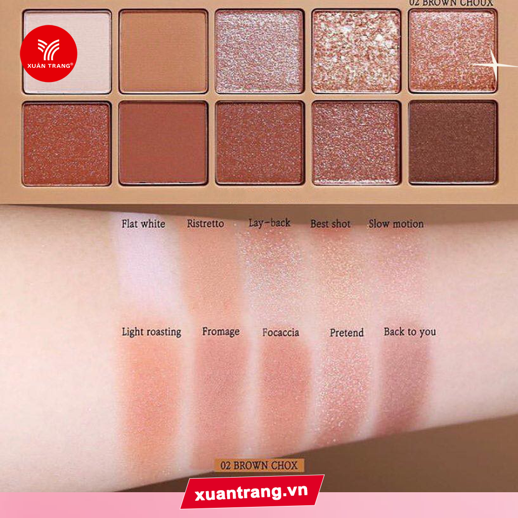 CLIO_Bảng Phấn Mắt Pro Eye Palette No.2 Brown Choux