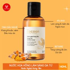 COCOON_Nước Hoa Hồng Chiết Xuất Từ Nghệ Hưng Yên 140ml