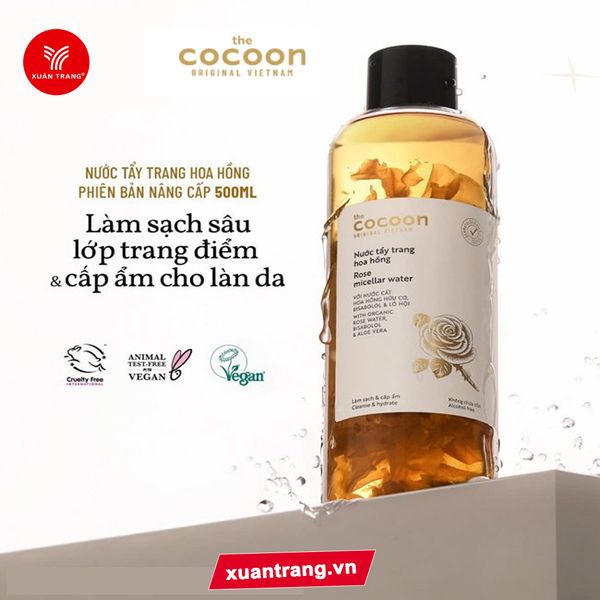 COCOON_Nước Tẩy Trang Chiết Xuất Hoa Hồng 500ml