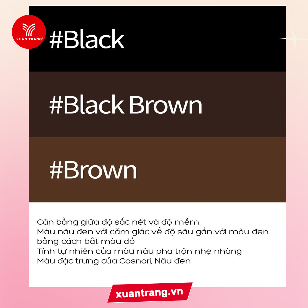 Cosnori_Bút Kẻ Mắt Nước Superproof Fitting Brush Eyeliner #02 Black Brown