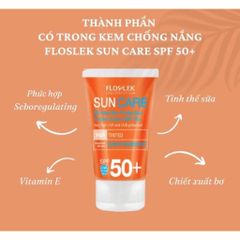 Floslek_Kem Chống Nắng Kiềm Dầu Oil-Free Sun Protection Tinted 50ml