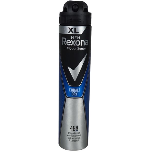 Rexona_Xịt Khử Mùi Nam Cobalt Dry 200ml