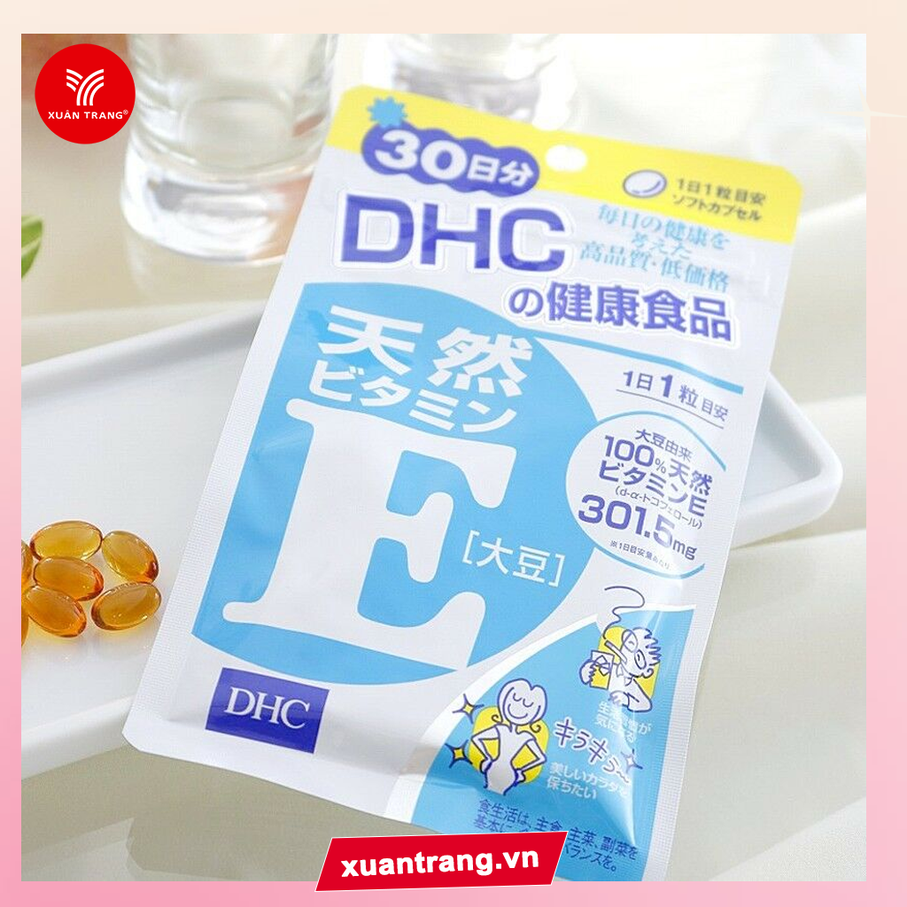 DHC_Viên Uống Bổ Sung Vitamin E Nhật Bản 30 Ngày