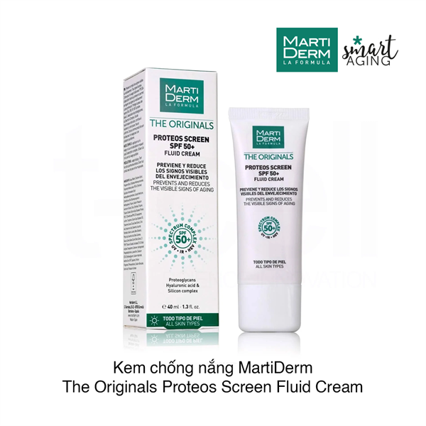 MartiDerm_Kem Chống Nắng The Originals Proteos Screen SPF50+ 40ml