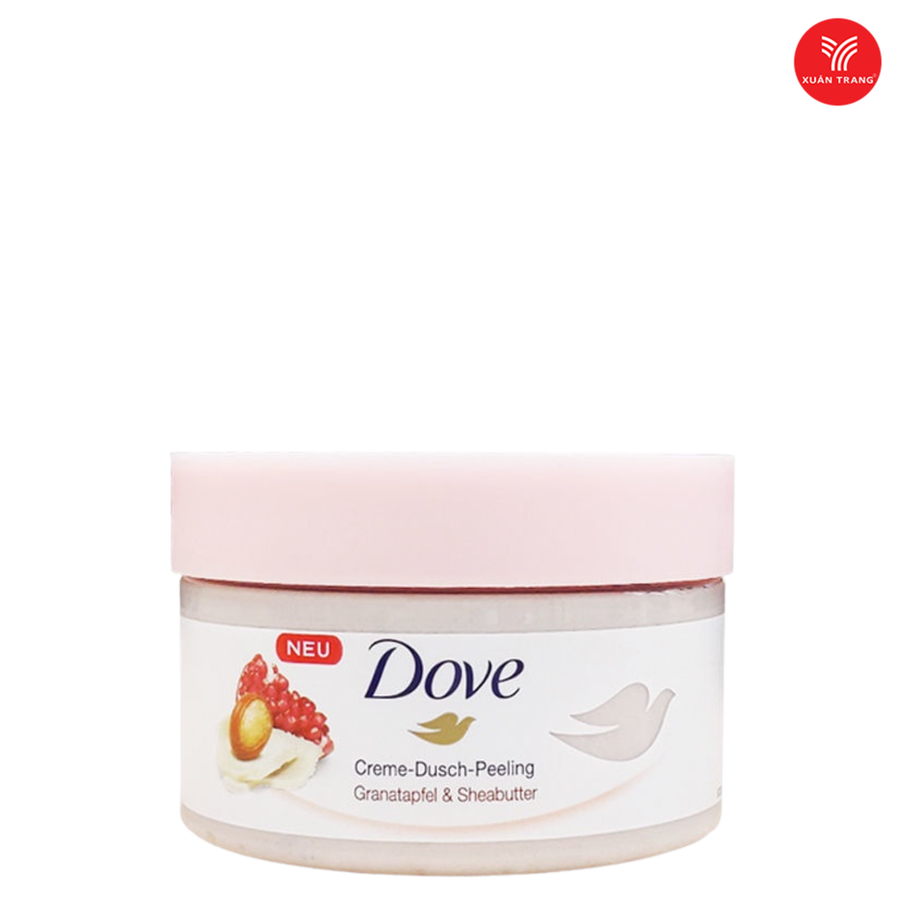 Dove_Tẩy Tế Bào Chết Lựu & Bơ Hạt Mỡ 225ml