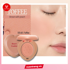 Etude House_Phấn Má Hồng Heart Cookie Blusher BR401 Toffee