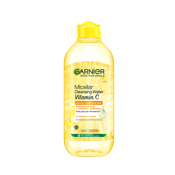 GARNIER_Nước Tẩy Trang Sáng Da Micellar Cleansing Water Vitamin C 400ml