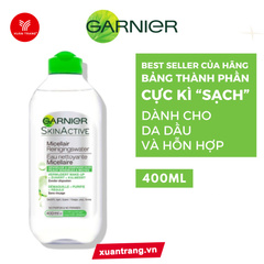 GARNIER_Nước Tẩy Trang Cho Da Dầu Skin Active 400ml