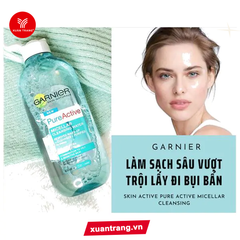 Garnier_Nước Tẩy Trang Pure Active Micellair Water (xanh ngọc) 400ml