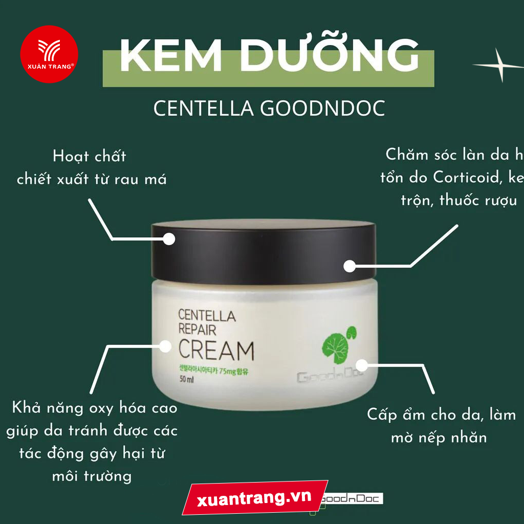 GoodnDoc_Kem Dưỡng Centella Repair Cream 50ml