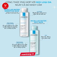 LA ROCHE POSAY_Nước Tẩy Trang Cho Da Dầu Nhạy Cảm 200ml