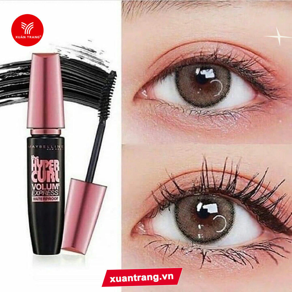 Maybelline_Mascara Làm Cong Mi Hyper Curl Waterproof 9.2ml