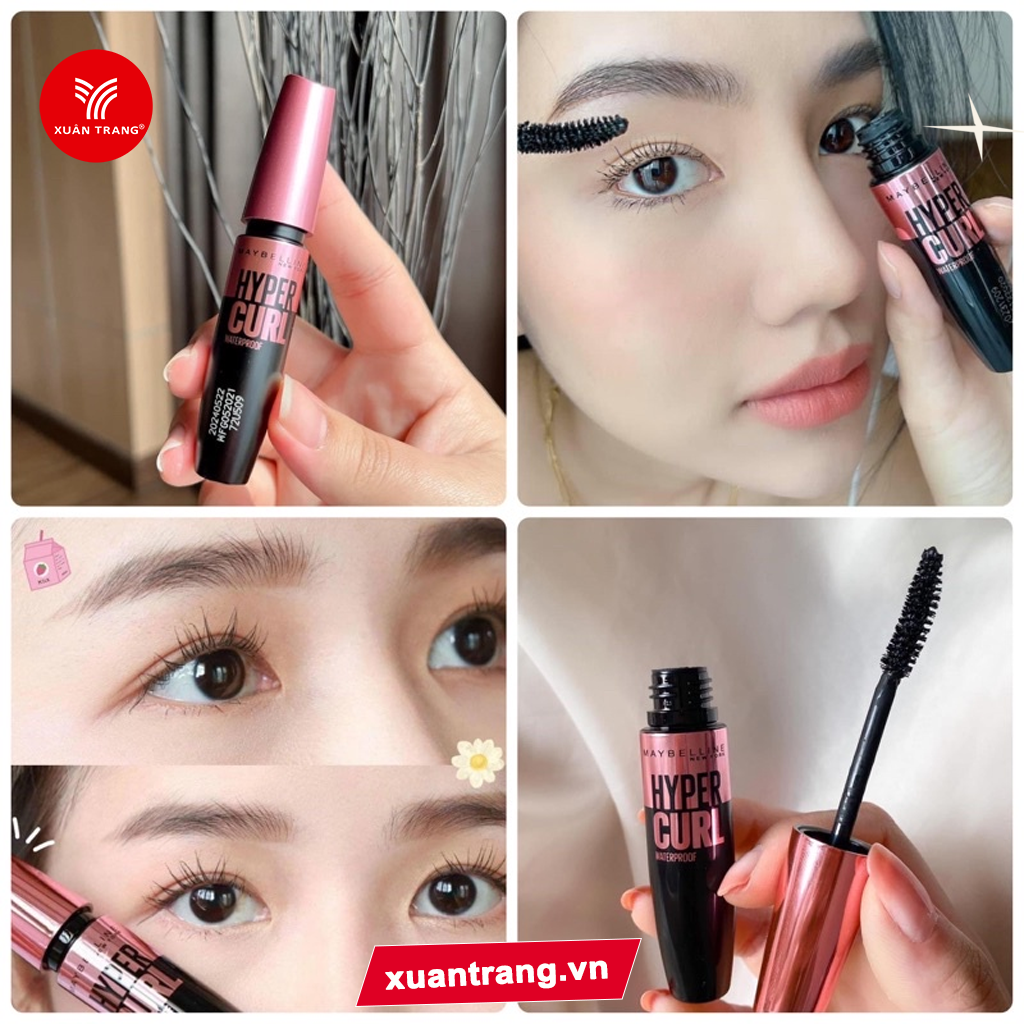 Maybelline_Mascara Làm Cong Mi Hyper Curl Waterproof 9.2ml