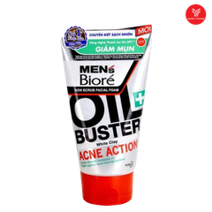 BI_Biore_Sữa Rửa Mặt Men's Biore Sạch Nhờn & Giảm Mụn 100g