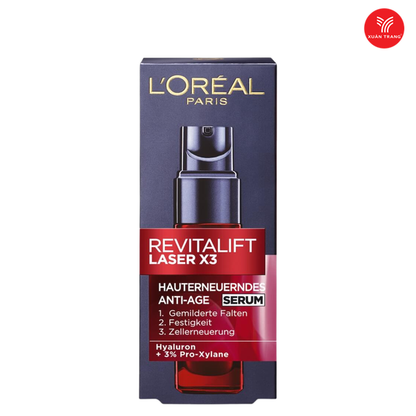 LOréal_Serum Dưỡng Da Chống Lão Hóa Revitalift Laser X3 30ml