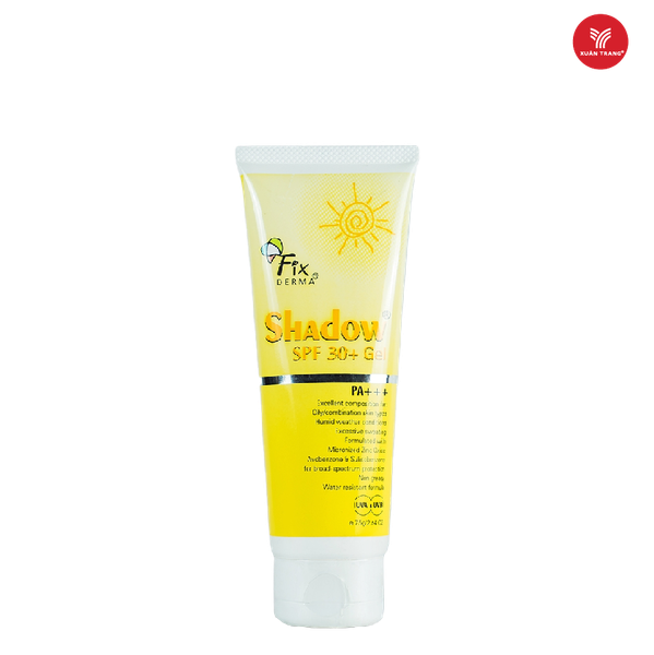 FixDerma_Gel Chống Nắng Shadow SPF 30+ 75g